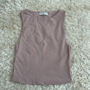 Aritzia Pink Contour Tank Top